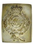 E4ds - Officer's beltplate 49th Regt of Foot c.1835  copy