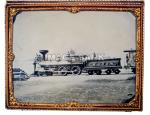 NC5ds -  Portland Maine steam locomotive c. 1860  copy