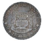 FW31ds - Spanish 8 Reale silver coin dated 1752