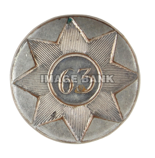 RWb64ds-63rd British Regiment of Foot officer's button.