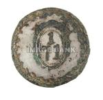 RWb78ds-1st Battalion 71st Regiment of Foot -Fraser's Highlanders- silvered officer's button.Fought at Cowpens, Guilford Court H