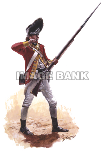 TRW66-British Grenadier of the 38th Regiment of Foot 1775 as he would have appeared at Lexington-Concord.