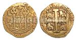 FW288d- Spanish Gold Doubloon minted in Lima Peru 1736