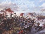 TCW4-BARKSDALE'S CHARGE,General Barksdale's Mississippians crush the 114th Pennsylvania near the Sherfy House, Gettysburg, July 