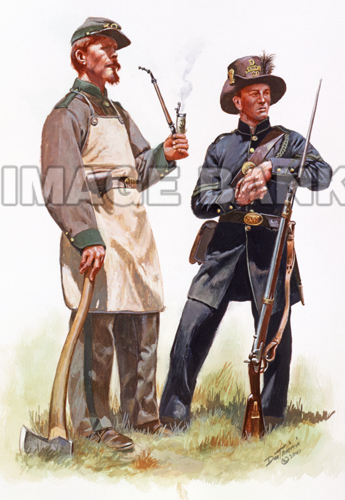 TCWSU23 - 8th (1st German Rifles)and 20th (United Turner Rifles) New York Volunteers in 1861.