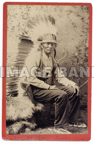 NA82d- Arapahoe Chief - Six Feathers