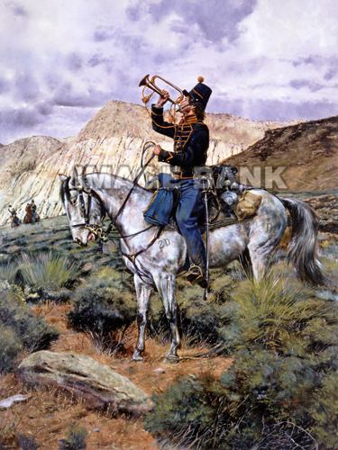 The Recall - 2nd US Cavalry Pre CW trumpeter