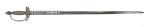RWe39ds - British officer's silver hilted small sword with boat shaped guard made by William Kinman of London in 1761 copy