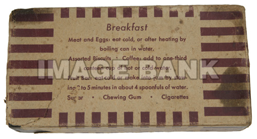 W2Ae9d- Army K Rations Breakfast made by Kellogs