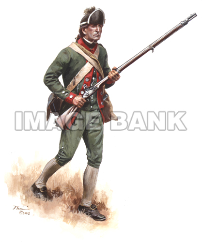 TRW1 - Continental Infantry: Private of the 1st New Hampshire Regiment in 1778.