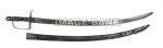 RWe57ds-  American iron hilted saber made by James Potter of New York City with scabbard.Used in the Revolution by Richard Mead,