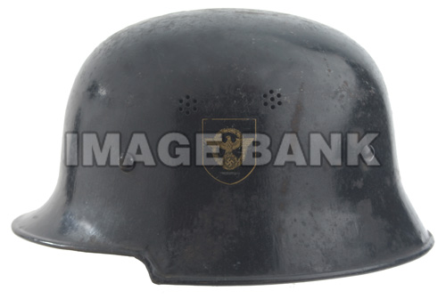 W2Gh93d- German Helmet- M34 Civil light weight Police