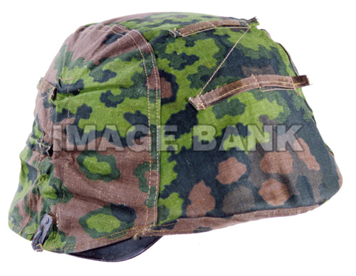 W2Gv217ds - Waffen SS camouflage reversable helmet cover