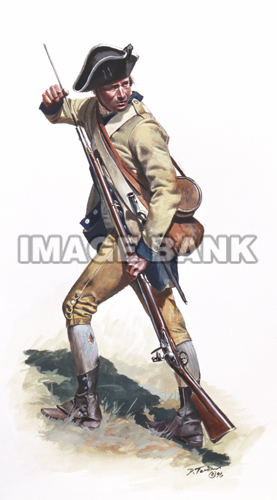 TRW7 - Continental Infantry, Private of the 3rd New Jersey Regiment 1776