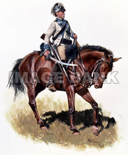 3rd Contitnental Lt Dragoon 1780