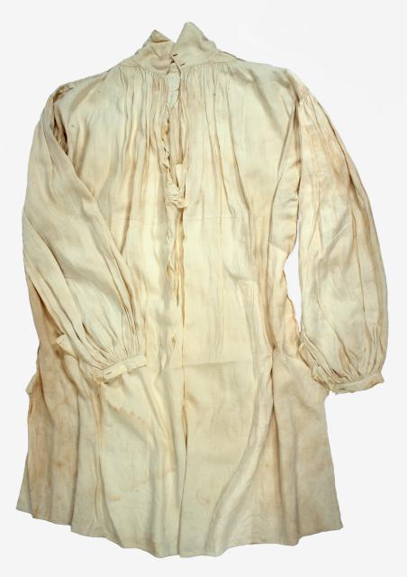 RWu3d- Col. William Ledyard's linen shirt csl