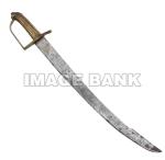 RWE149d- Imported French Short Sword Marked Artillery of Virginia On The Blade