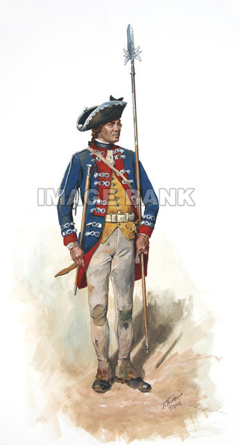TRW249 - Hesse Hanau Sgt  Regt Erb Prinz 1777