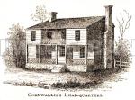 RWf244d_Cornwallis_s_Headquarters_at_Hillsbourgh_from_an_1850s_drawing_psd